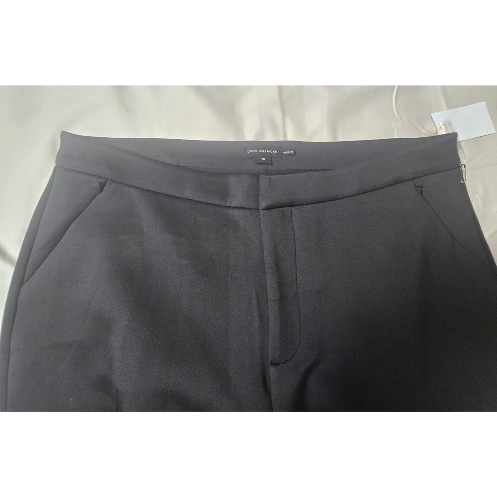 Good American Wide Leg Trousers in Black - Picture 6 of 11